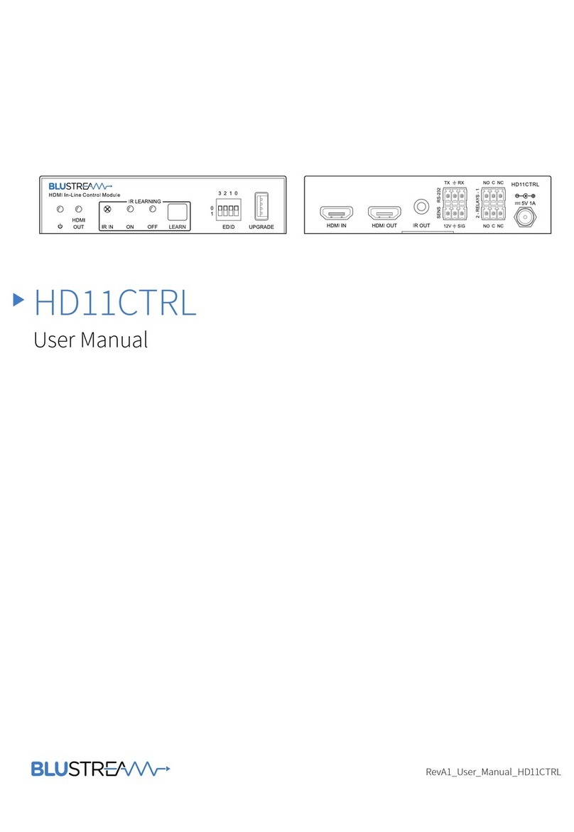 Blu Stream HD11CTRL user manual