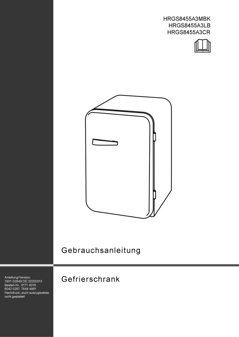 Hanseatic HRGS8455A3MBK user manual