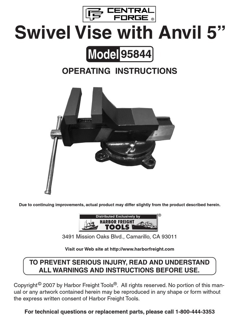 Central Forge 95844 operating instructions Central Forge 95844 operating instructions