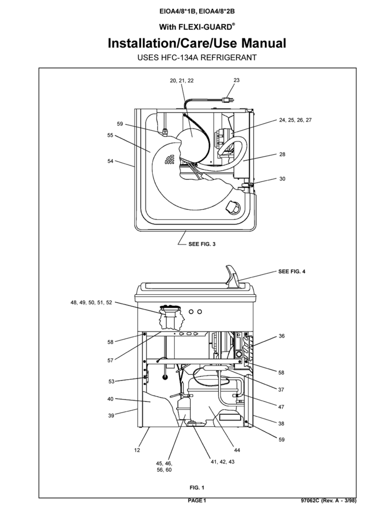 Elkay EIOA4 1B Series Installation, care & use manual