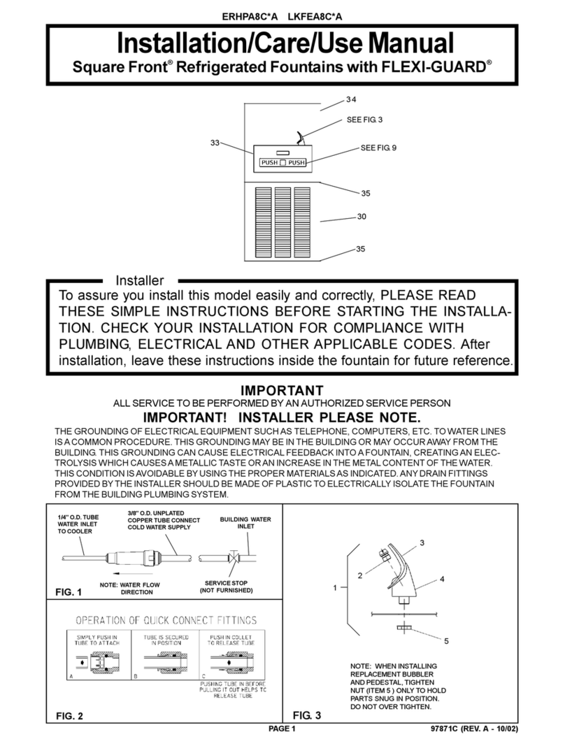 Elkay Square Front LKFEA8C A Series Installation manual