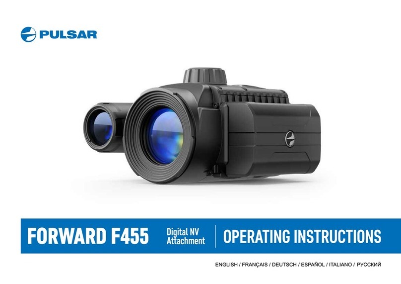 Pulsar FORWARD F455 operating instructions