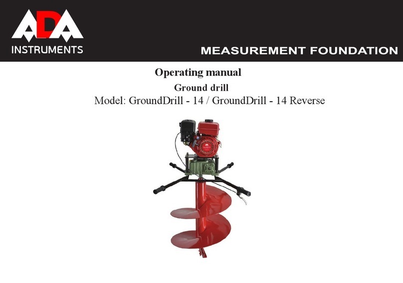 ADA INSTRUMENTS GroundDrill - 14 operating manual ADA INSTRUMENTS GroundDrill - 14 operating manual