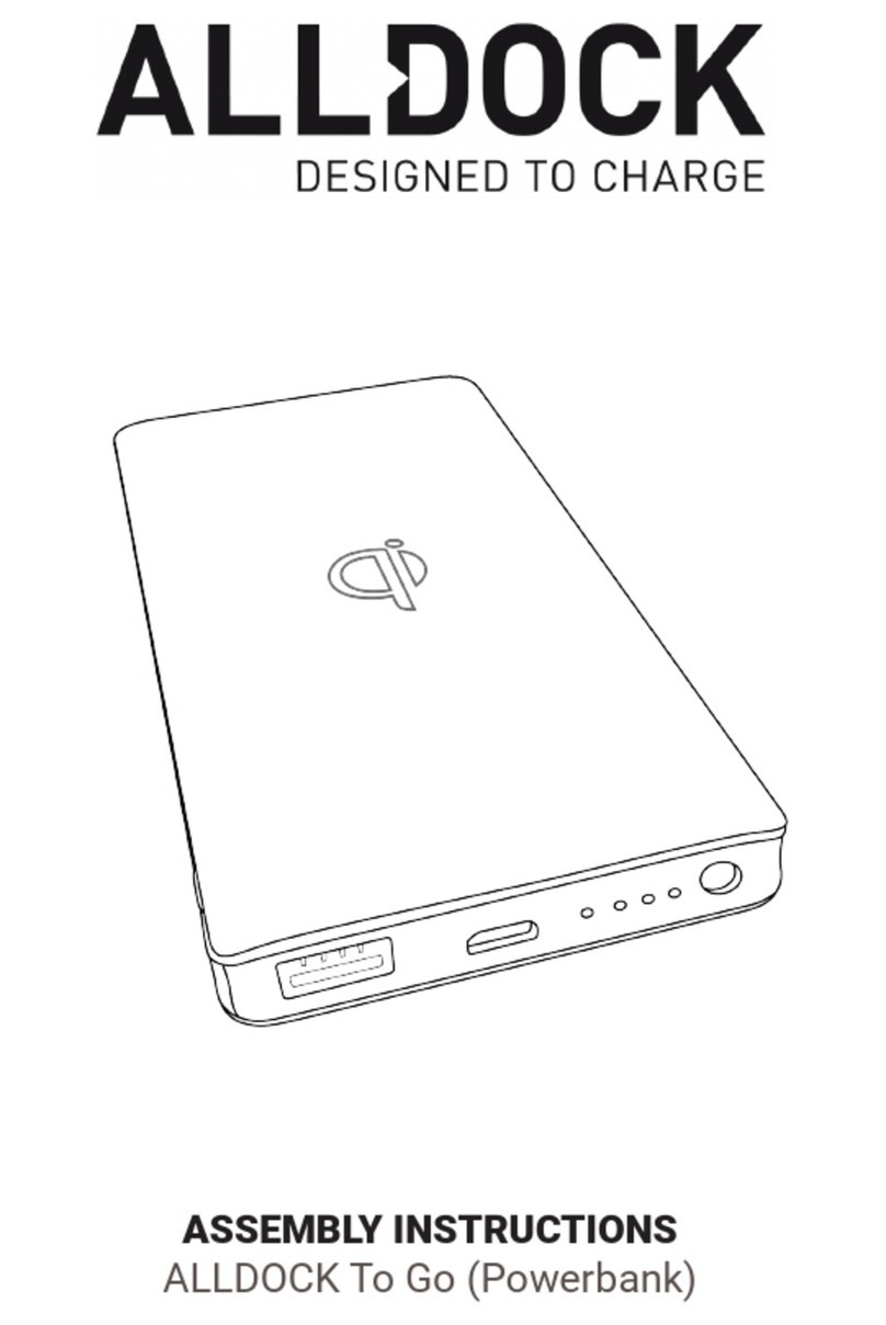 ALLDOCK Powerbank To Go Assembly instructions