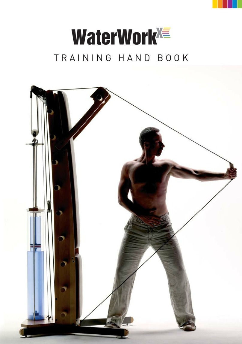 WaterRower WaterWorkx User manual WaterRower WaterWorkx User manual