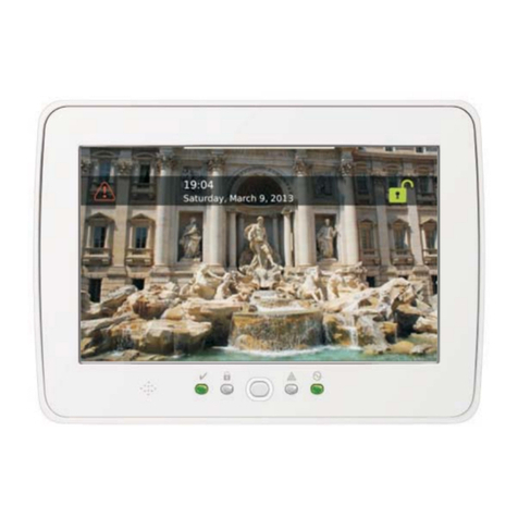 Bentel Security Absoluta M-touch installation instructions