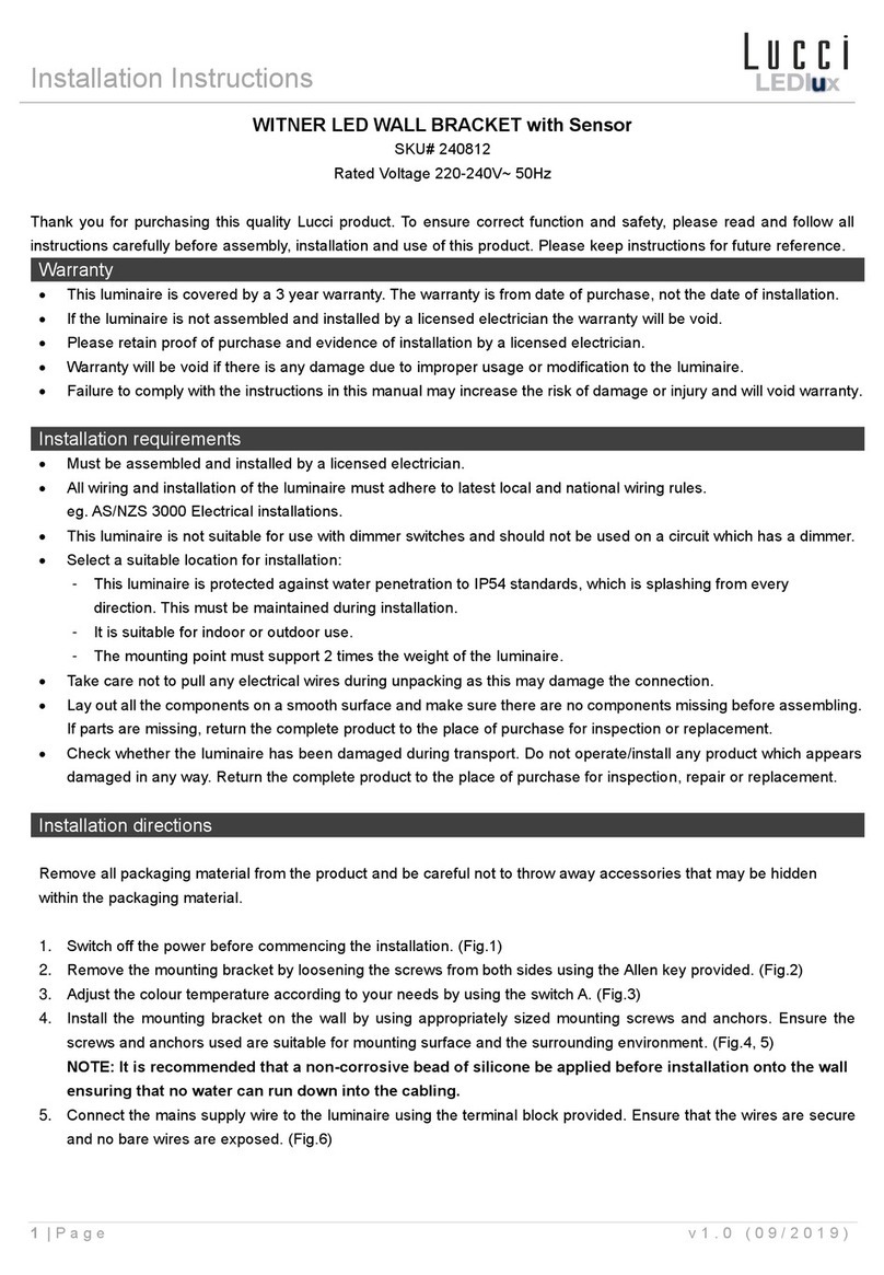 LUCCI 240812 User manual