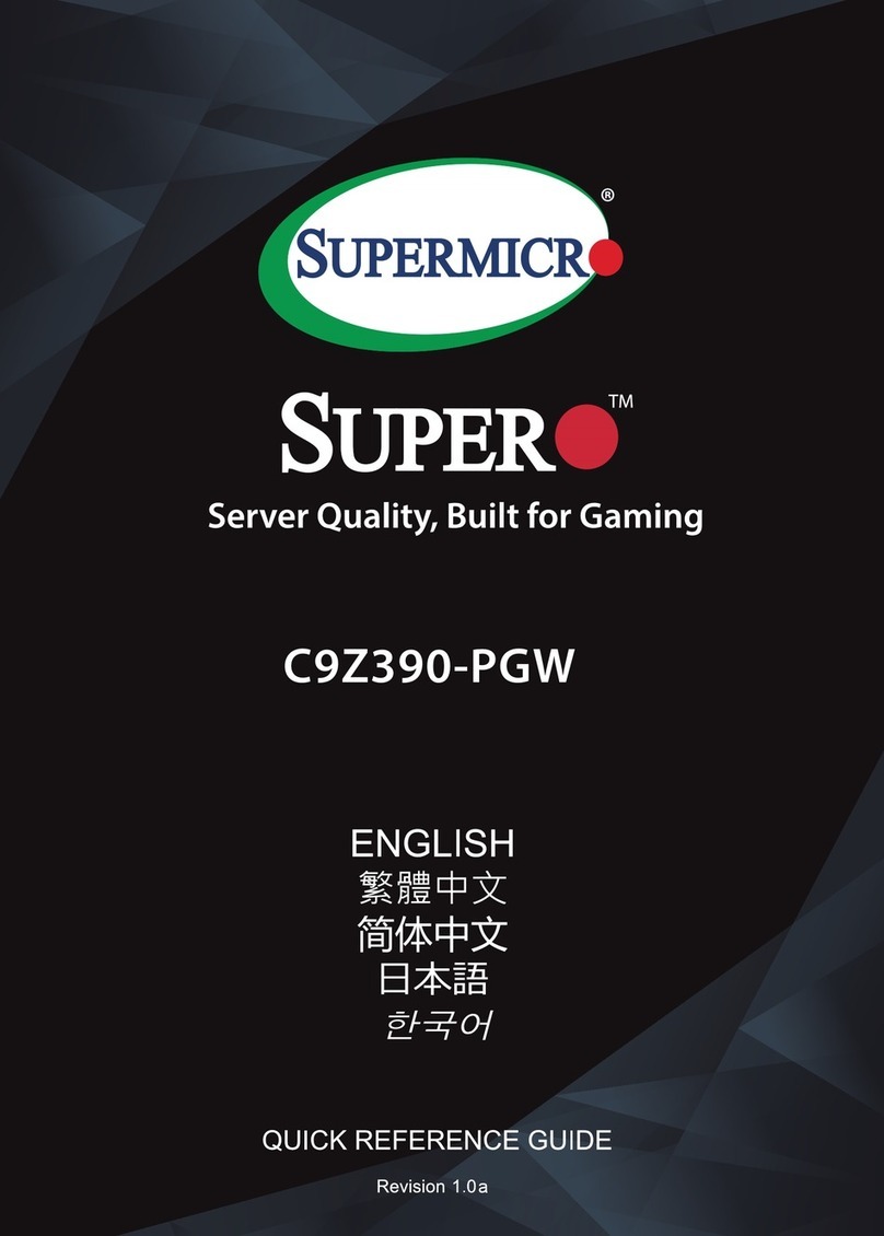 Supermicro Supero C9Z390-PGW User manual