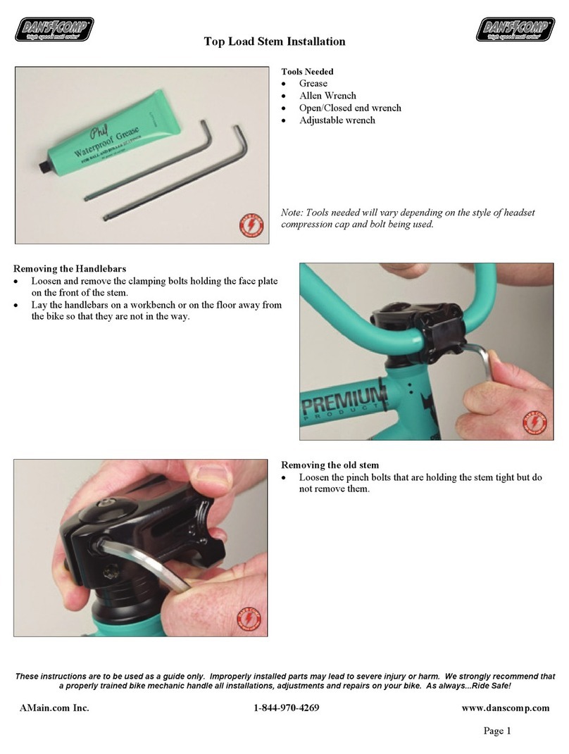 Dan's Comp Top Load Stem User manual