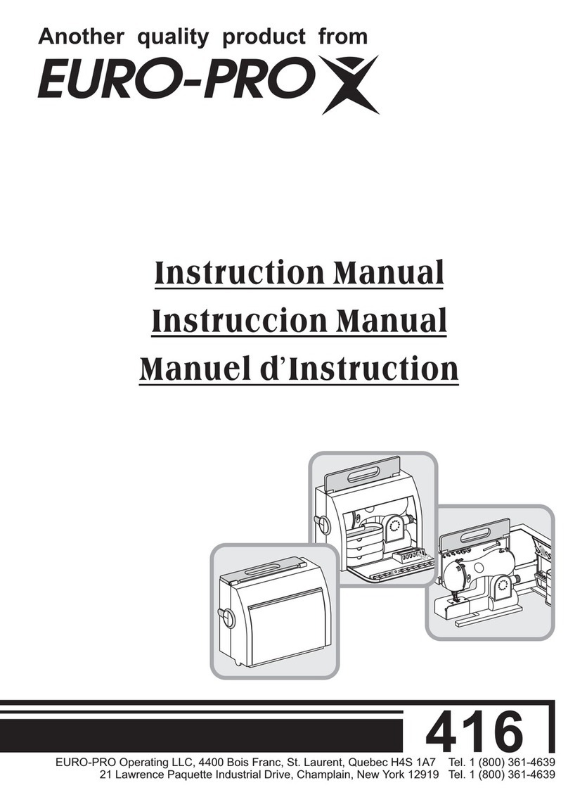 EUROPRO 416 instruction manual
