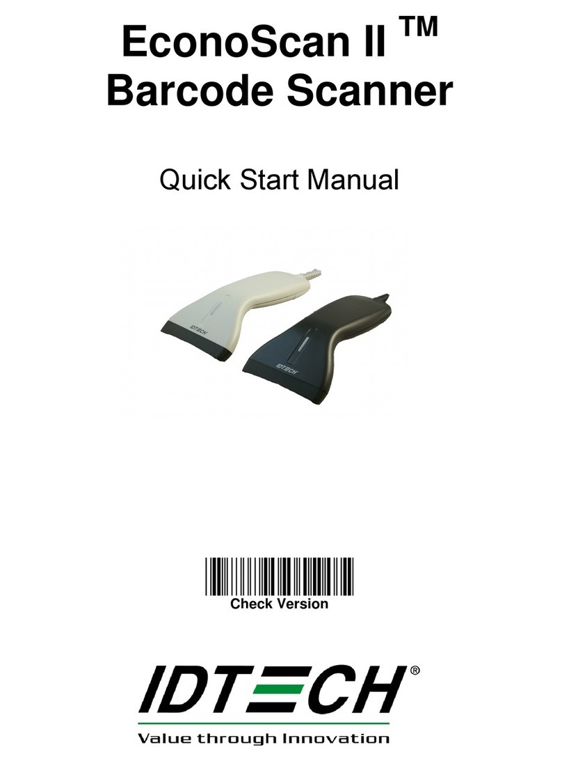 IDTECH EconoScan II Quick start manual