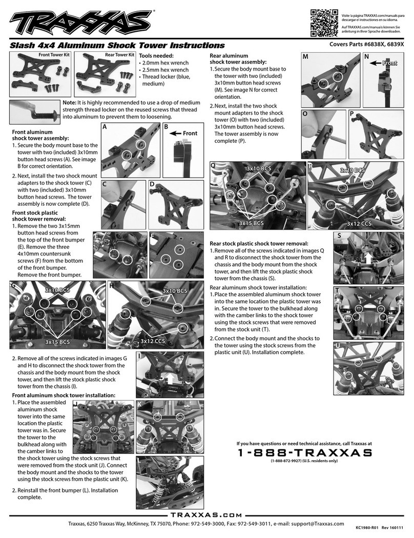 Traxxas 6838X User manual