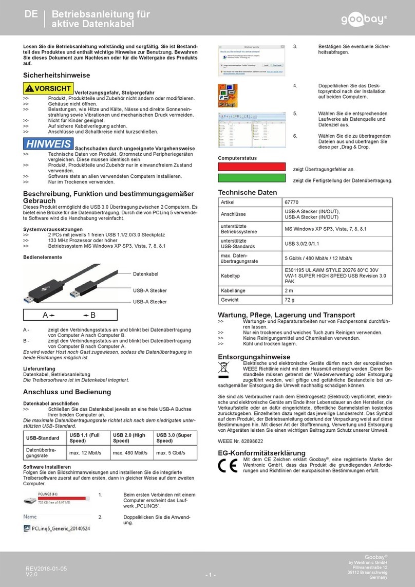 Goobay 67770 user manual