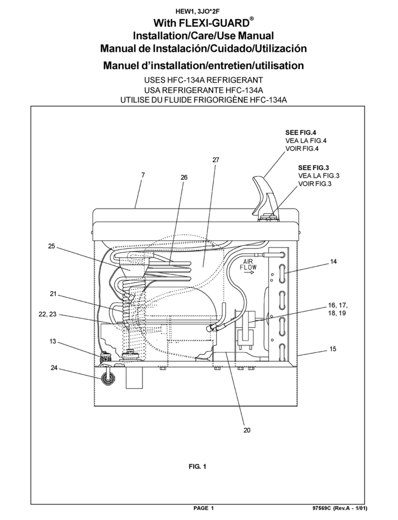 Elkay HEW1JO 2F Series Installation manual