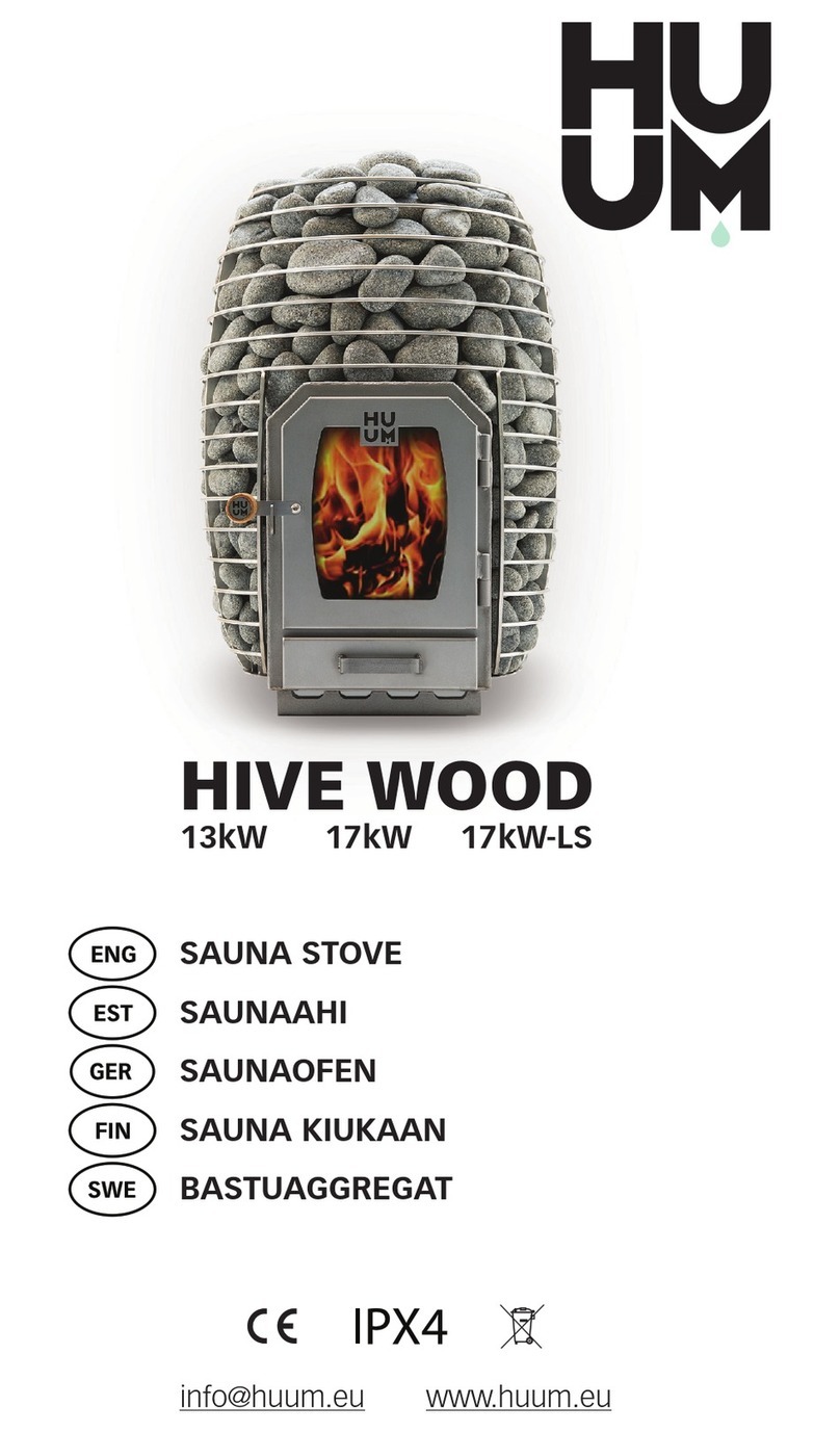 HUUM HIVE WOOD Series Installation and user instructions