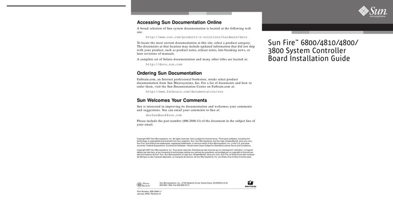 Sun Microsystems Fire 6800 User manual