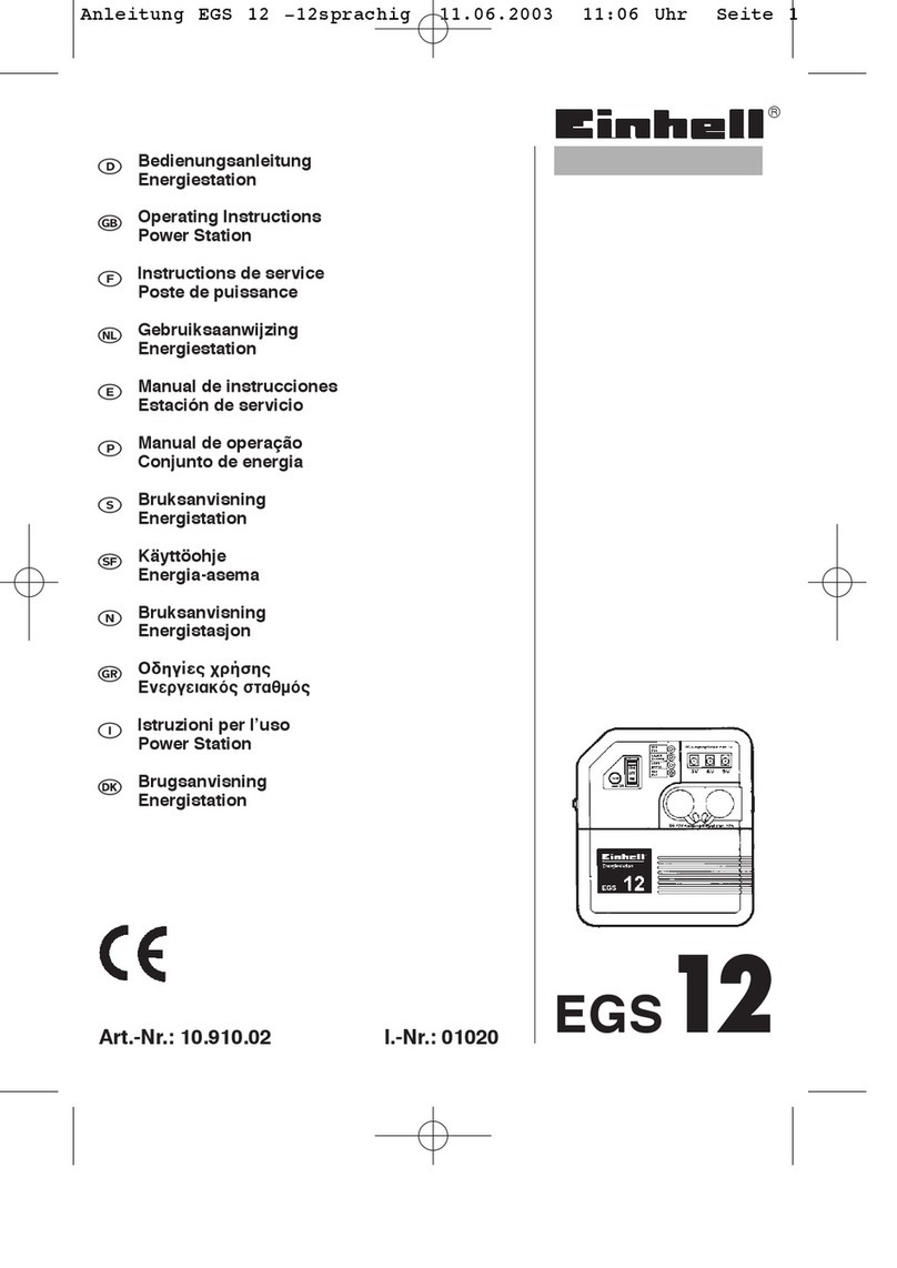 EINHELL EGS12 operating instructions