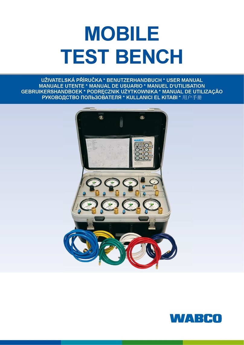 WABCO MOBILE TEST BENCH 453 197 003 0 user manual
