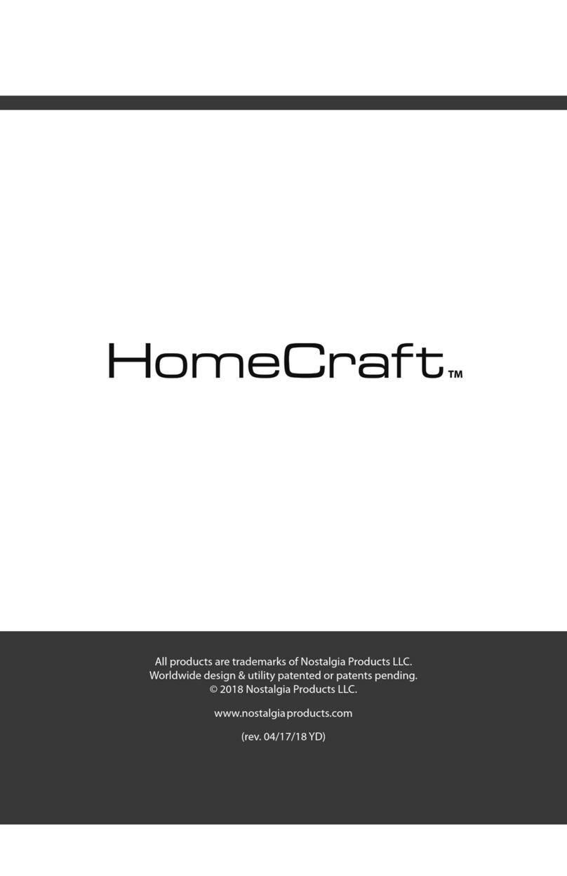 Homecraft TSC15SS Instructions and recipes