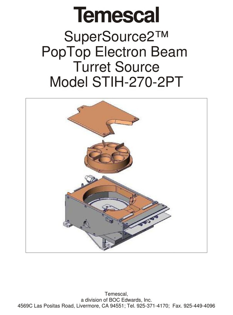 BOC Edwards Temescal SuperSource2 STIH-270-2PT manual