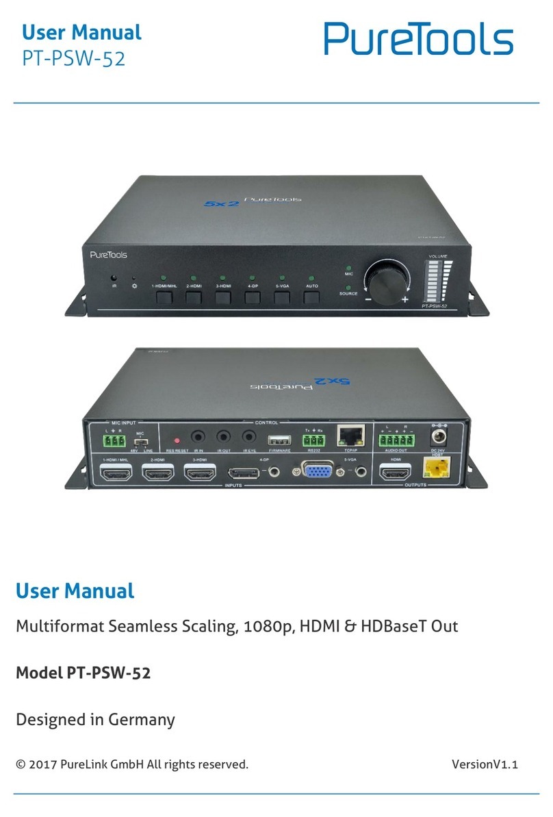 PureTools PT-PSW-52 User manual