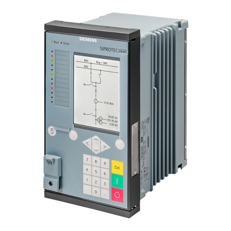 Siemens SIPROTEC 7SJ81 User manual