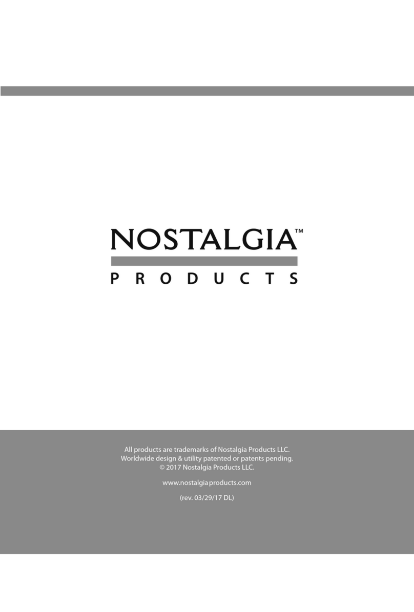 Nostalgia Vintage Collection HDC701 Quick guide