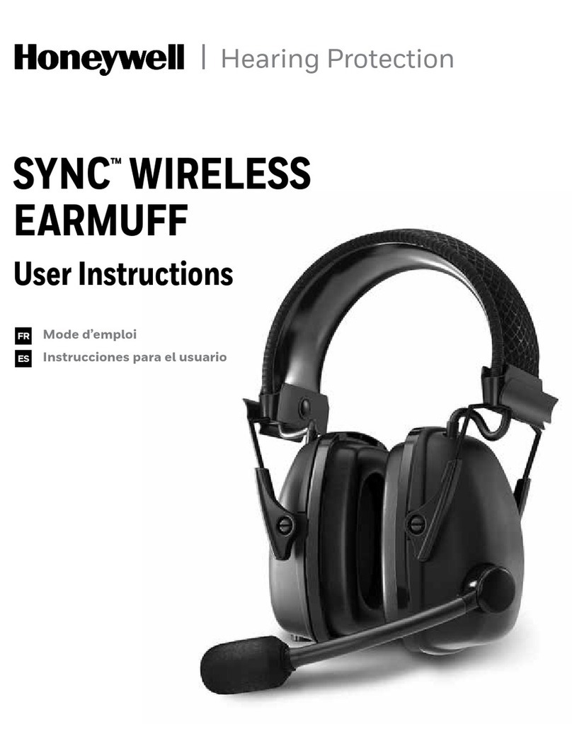 Honeywell SYNC WIRELESS EARMUFF User instructions