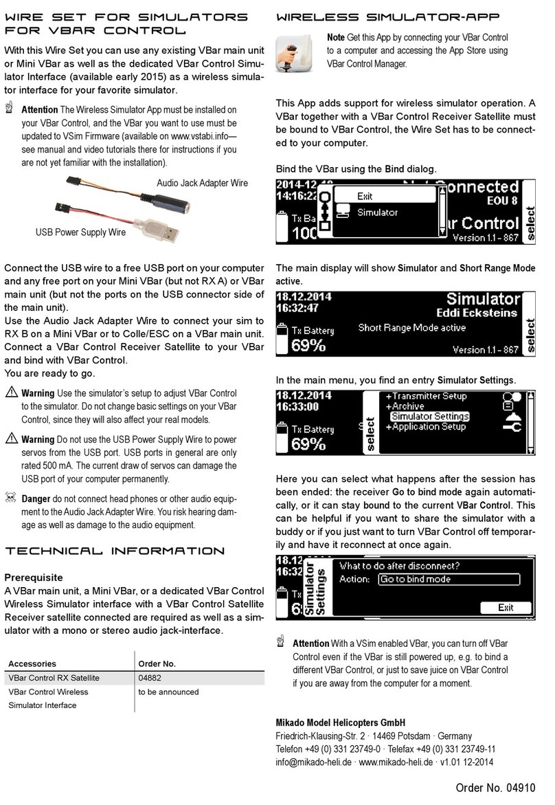 Mikado 04910 quick start guide