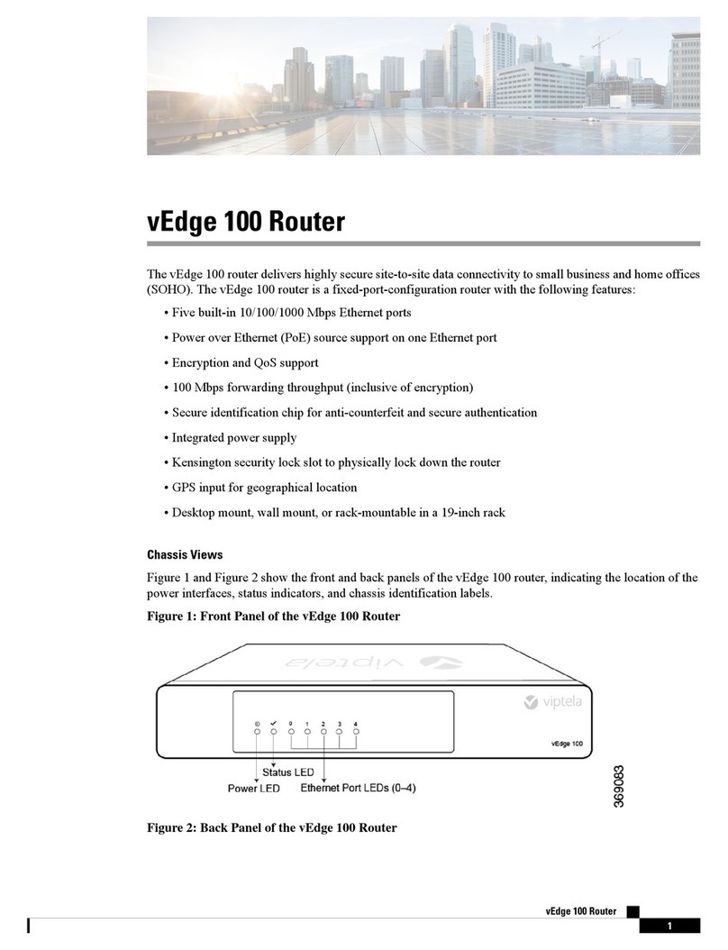 Cisco vEdge 100 Manual