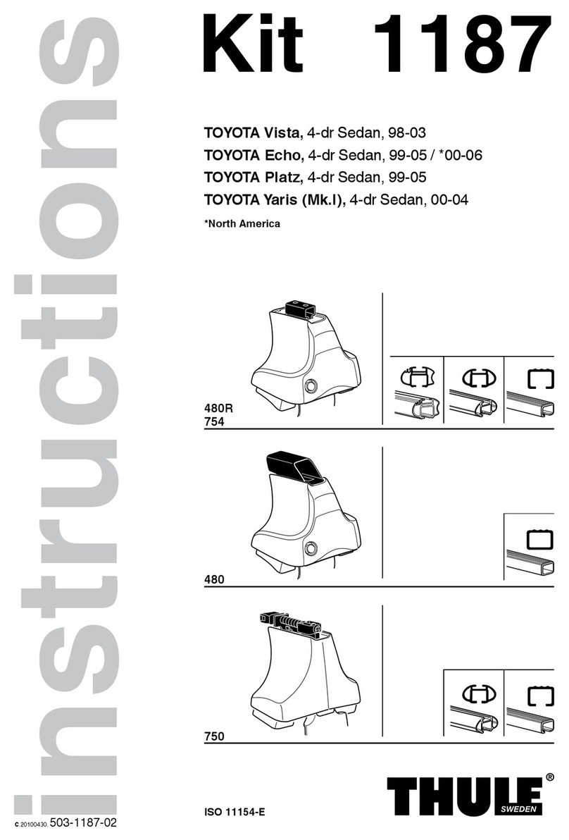 Thule Kit 1187 instructions