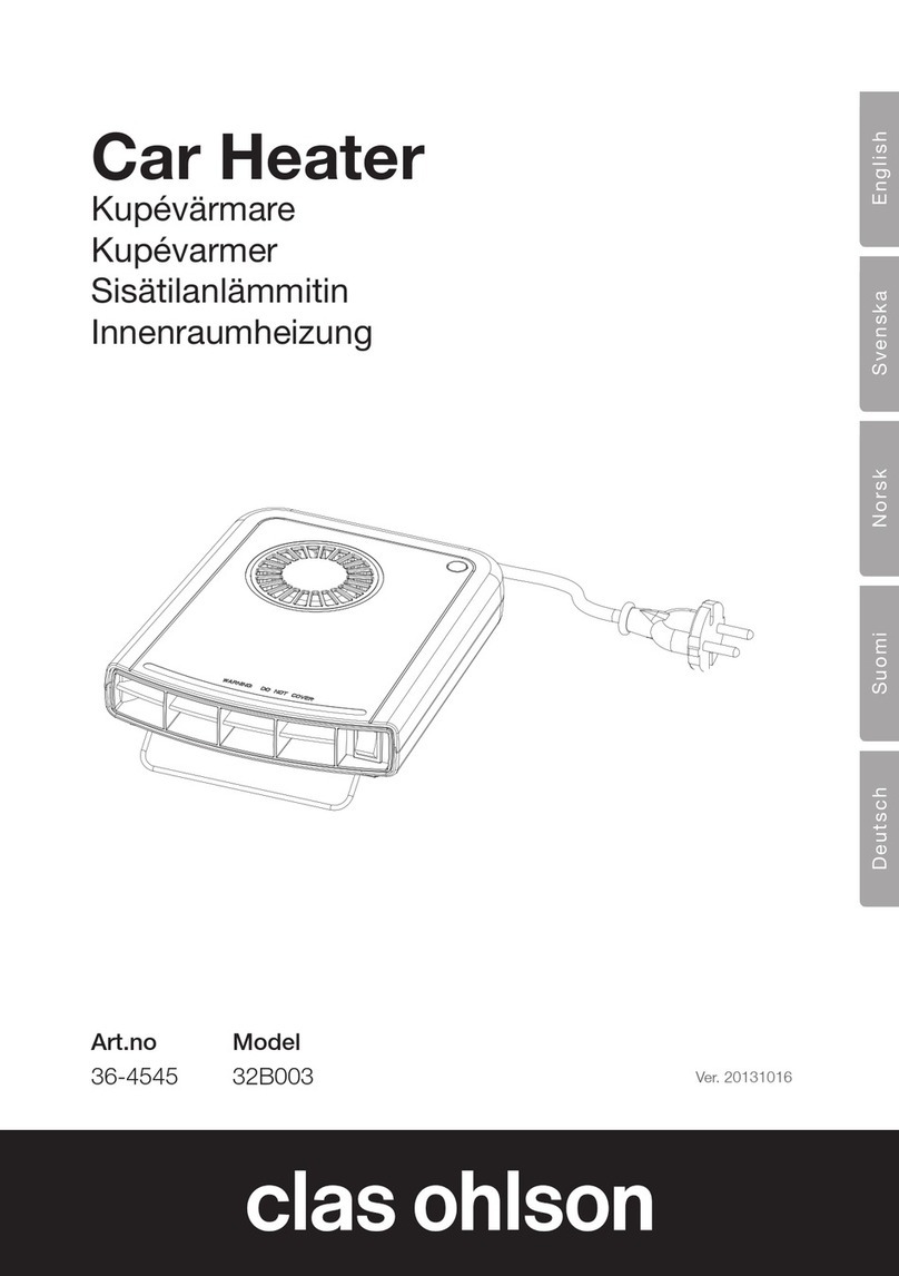Clas Ohlson 32B003 User manual