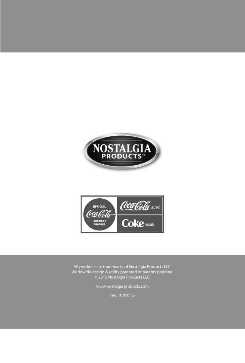 Nostalgia Coca-Cola Series Instructions and recipes