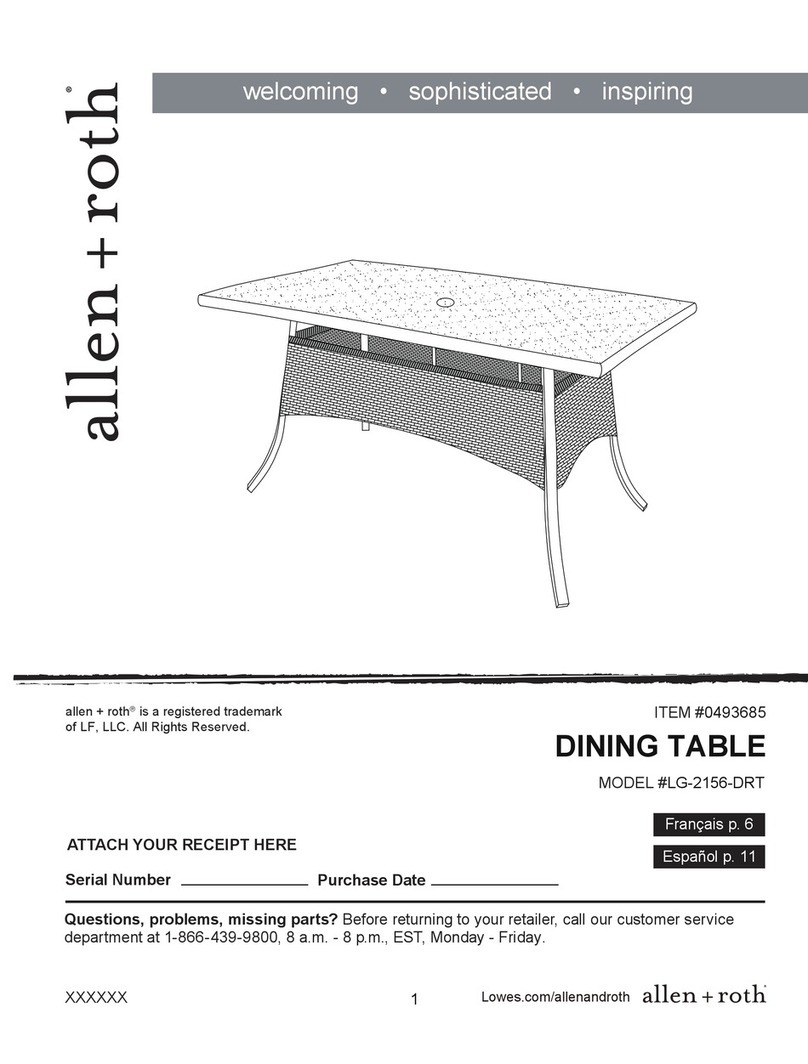 Allen + Roth LG-2156-DRT manual
