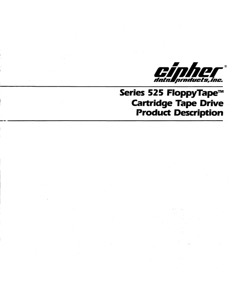 Cipher Data Products FloppyTape 525 Series Product description
