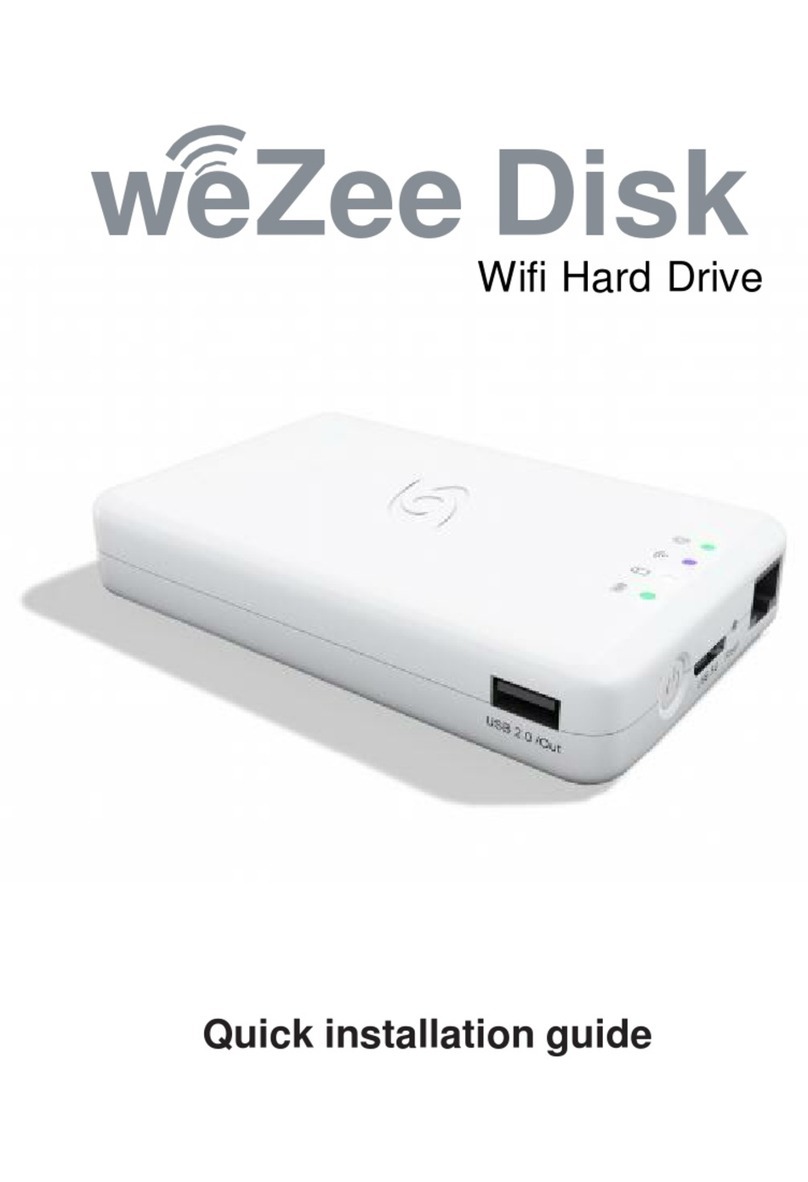 Storex WeZee Disk Quick installation guide Storex WeZee Disk Quick installation guide