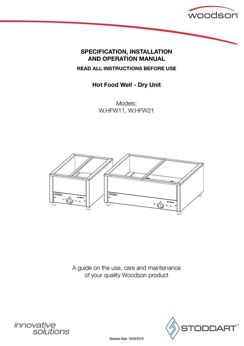 STODDART Woodson W.HFW11 Specification, installation and operation manual