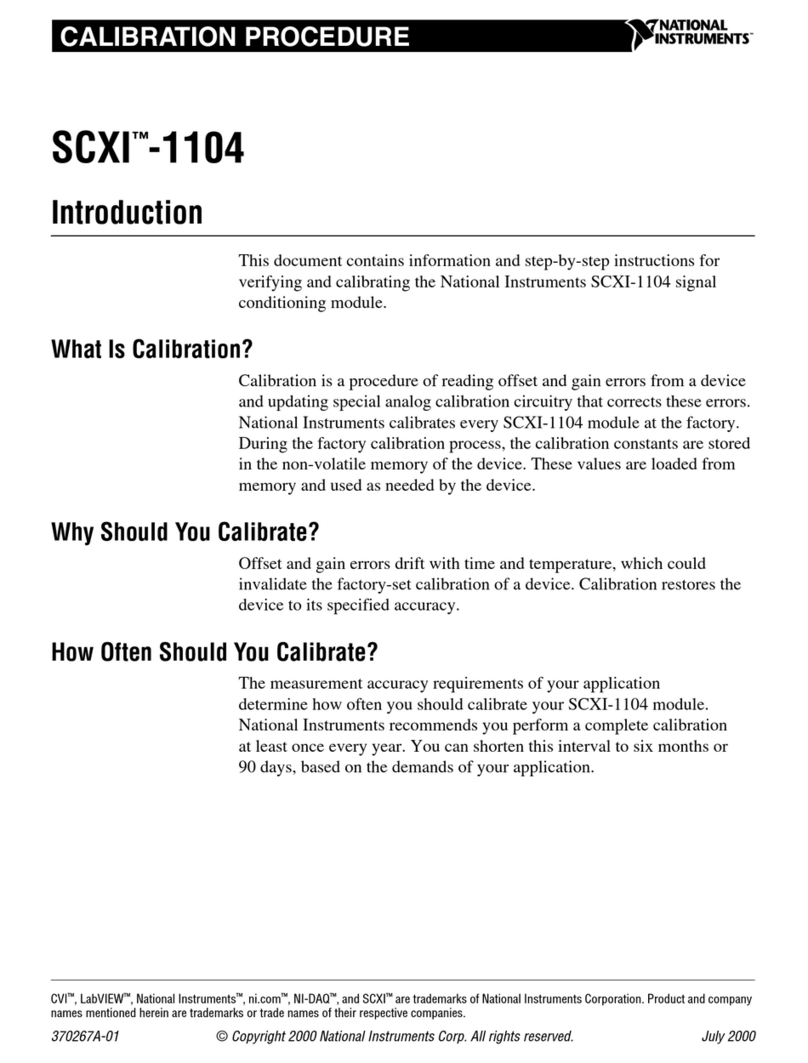 National Instruments SCXI-1104 User manual