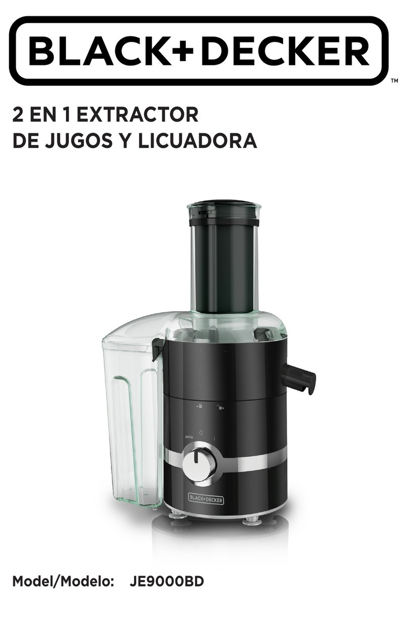 BLACK DECKER JE9000BD manual