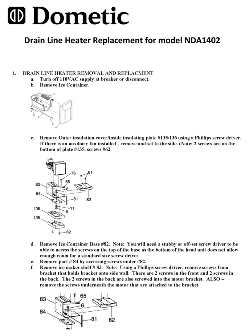 Dometic NDA1402 User manual