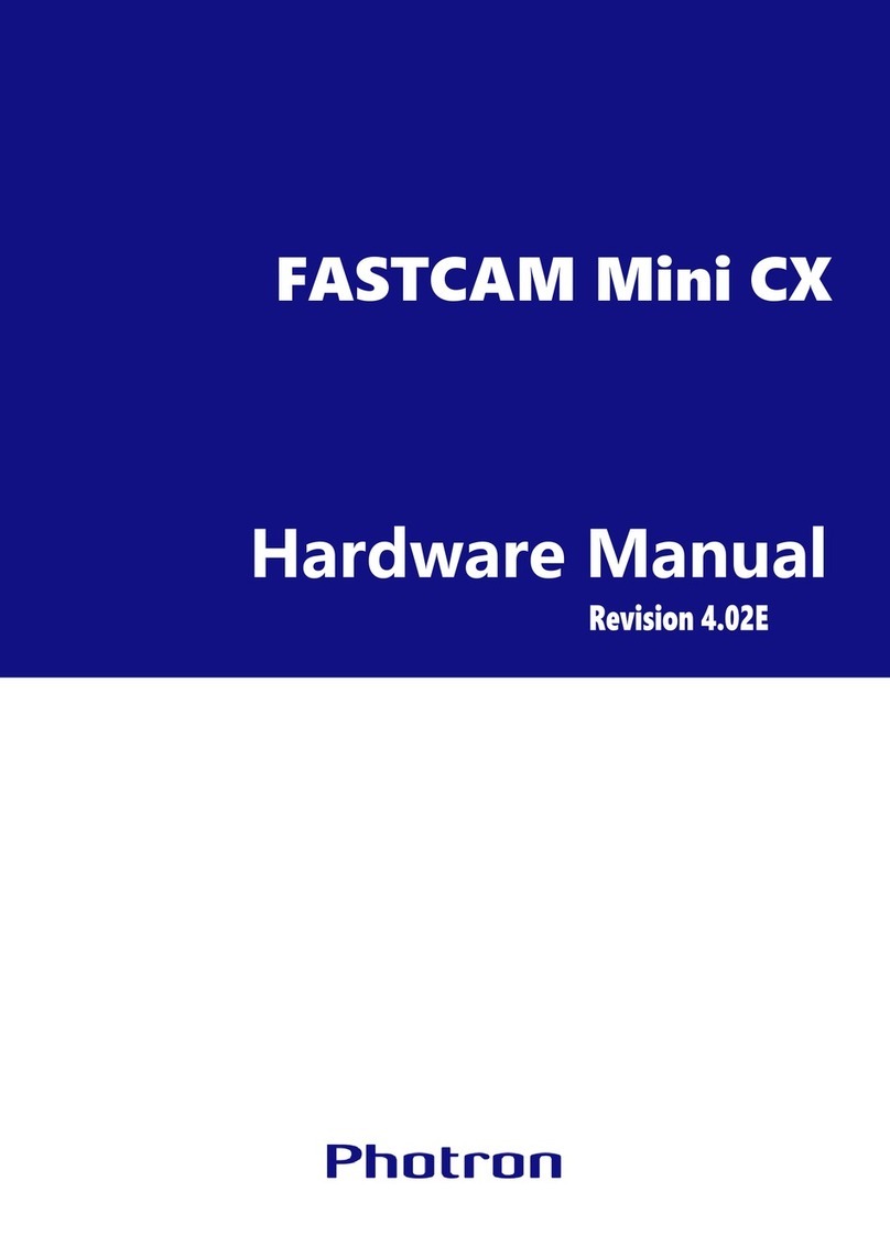 Photron FASTCAM Mini CX Series Hardware manual
