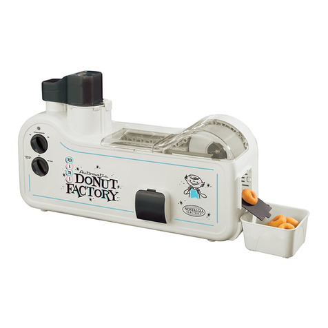 Nostalgia AUTOMATIC MINI DONUT FACTORY Instructions and recipes