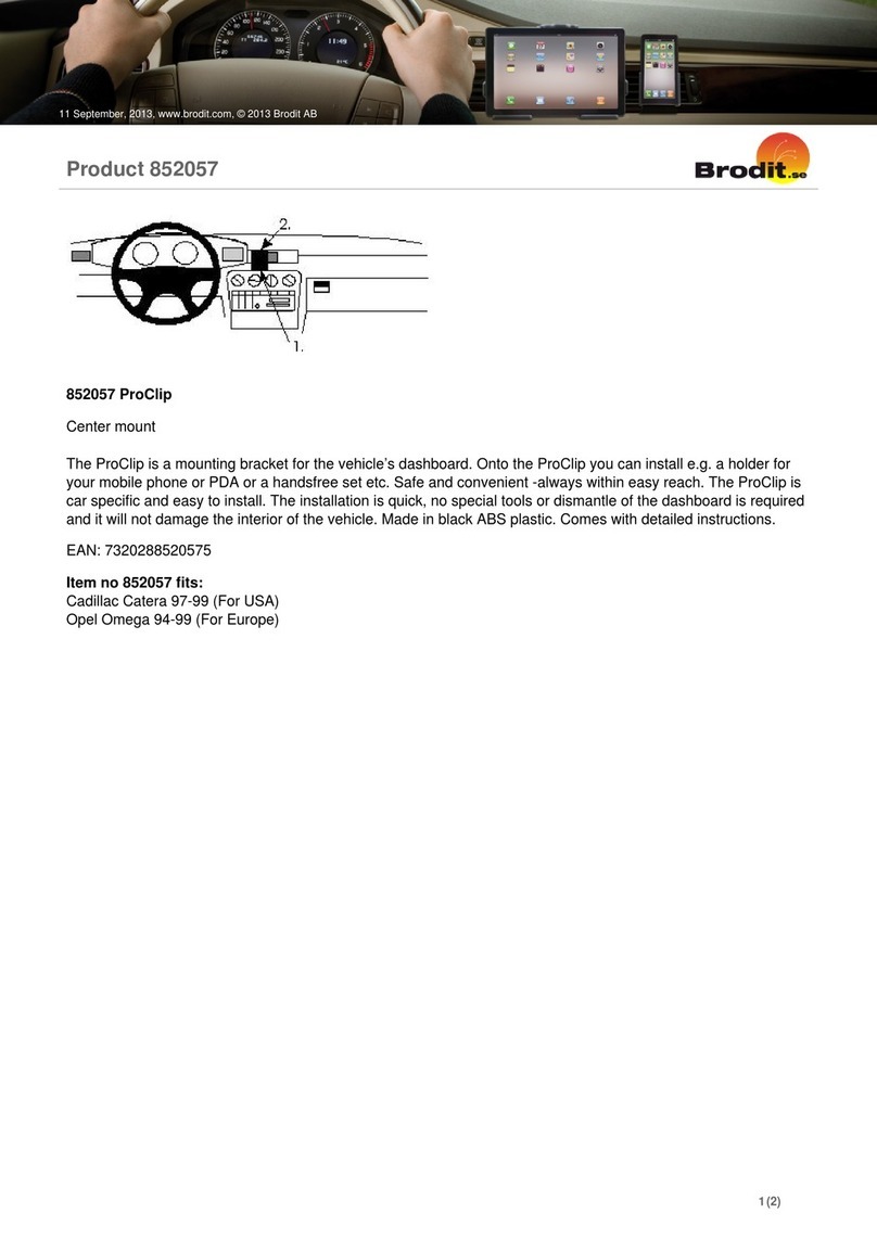 Brodit ProClip 852057 manual