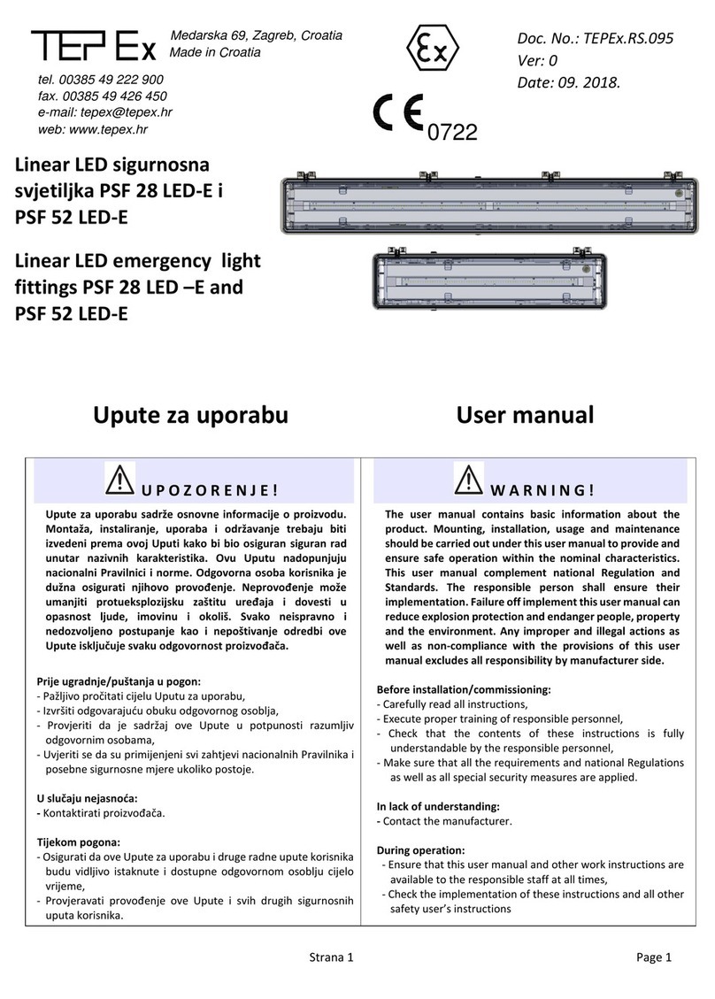 Tepex PSF 28 LED-E user manual