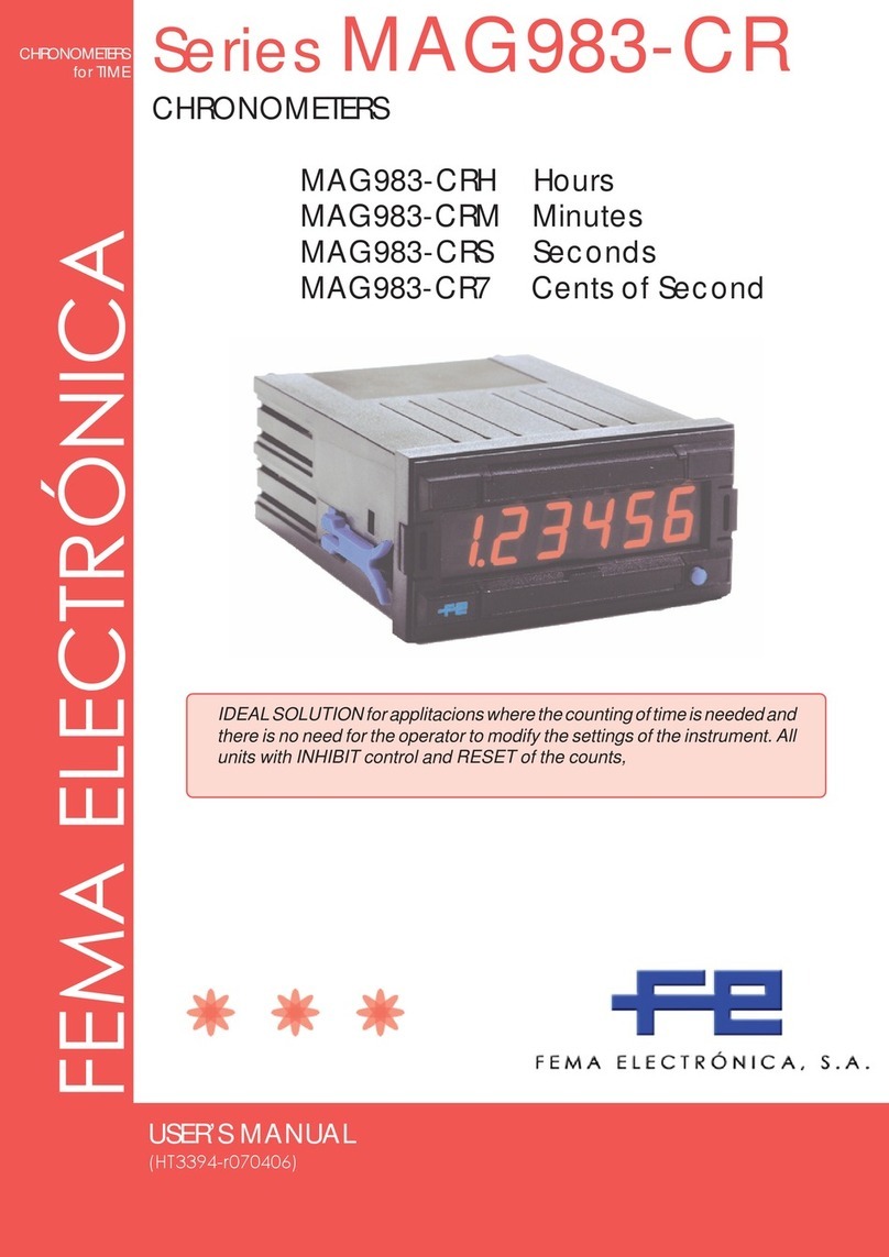 Fema Electronica MAG983-CR Series user manual