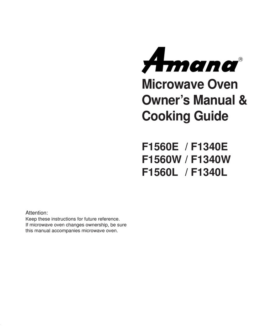 Amana F1340E User manual