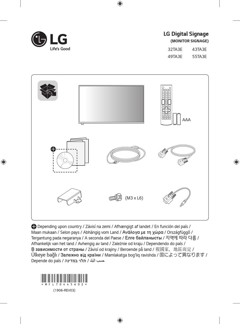 LG 43TA3E User manual