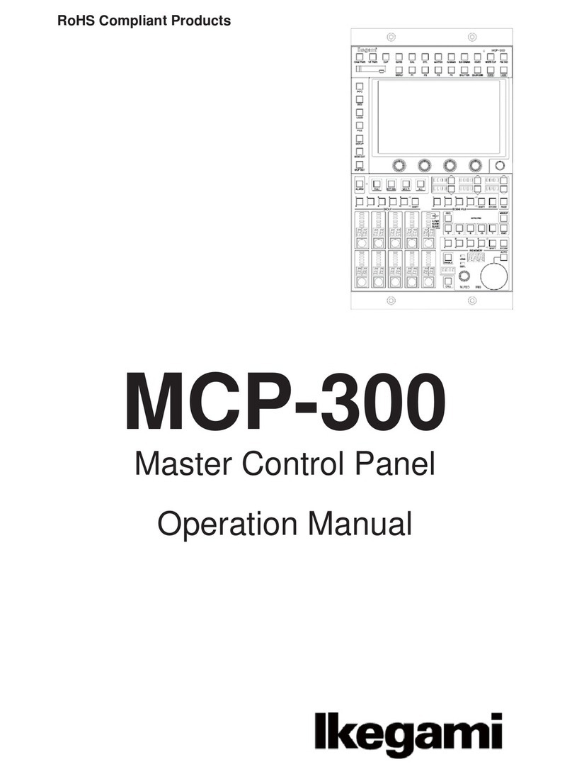 Ikegami MCP-300 User manual