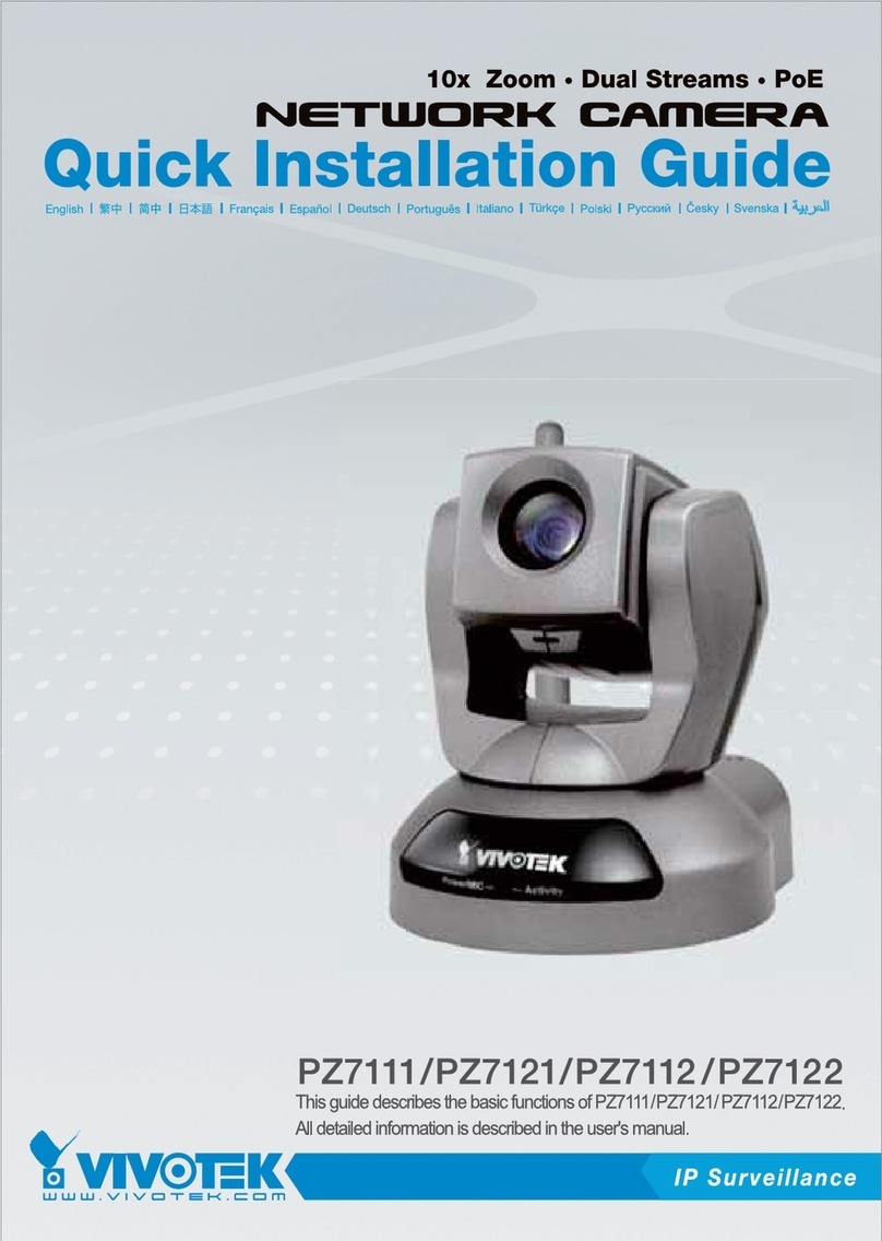Vivotek PZ7111 User manual