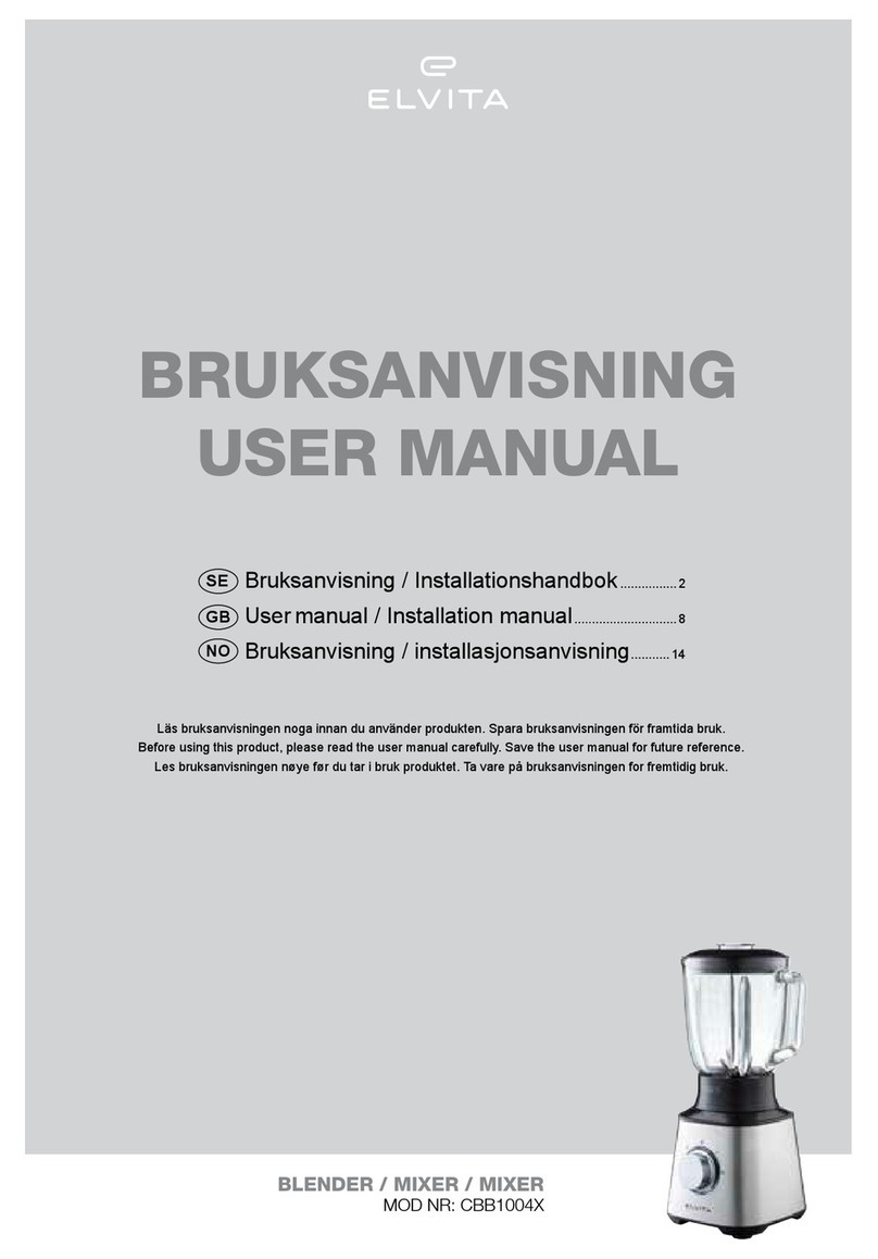 elvita CBB1004X User manual
